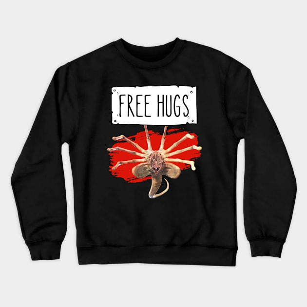 Free hugs Crewneck Sweatshirt by Zero Pixel